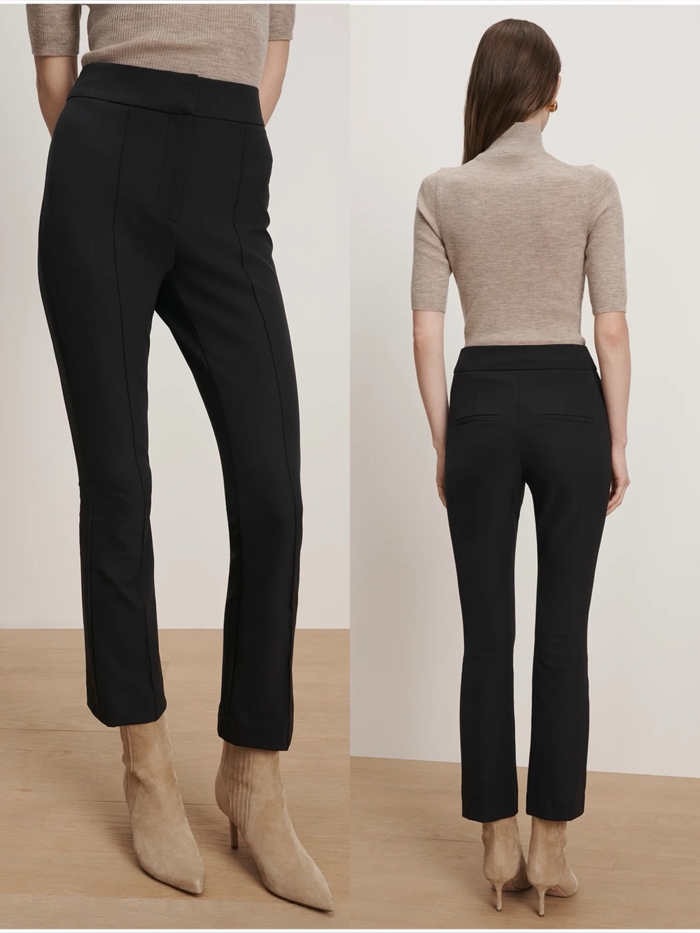 VERONICA BEARD Dell Scuba Slim-Leg Pant Navy